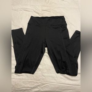 PINK “peach booster” leggings. Soft on inside and silky on the outside